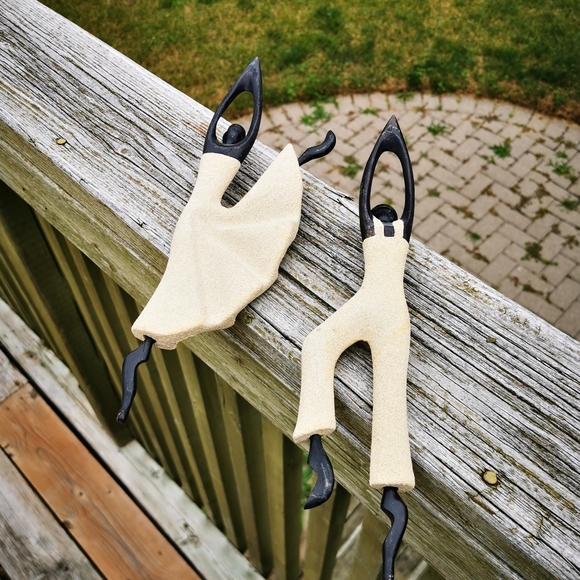 Carved Wood Dancing Couple #1 - Picture 3 of 14